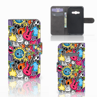 Samsung Galaxy Xcover 3 | Xcover 3 VE Wallet Case met Pasjes Punk Rock - thumbnail