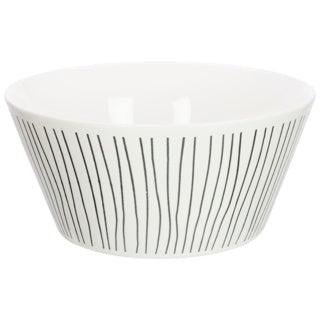 Gusta fika schaal 13,5 x 9,5 cm stripes