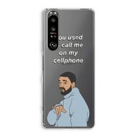 Hotline bling: Sony Xperia 1 III Transparant Hoesje