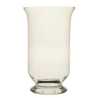 Vaas - kelkvormig - glas - transparant - 35cm - woonaccessoires