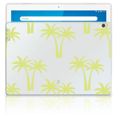 Lenovo Tab M10 | Siliconen hoesje | Palmtrees