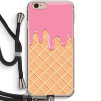 Ice cream: iPhone 6 / 6S Transparant Hoesje met koord