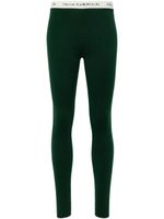 Sporty & Rich legging à taille logo - Vert