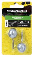 Spro Zinc Screw-In Jigheads 25 gr 2st. - thumbnail