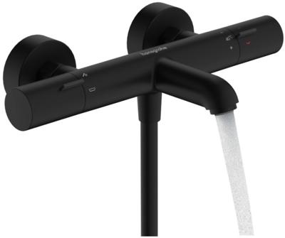 Hansgrohe Ecostat Badmengkraan Mat Zwart