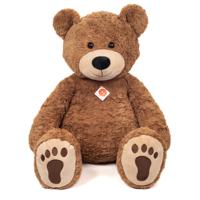 Knuffeldier beer Bruno - zachte pluche stof - premium kwaliteit knuffels - bruin - 75 cm