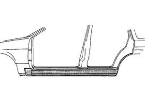 PLAATWERKDEEL Dorpel L 1828103