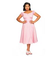 Collectif Dolores Doll Swing Dress Pink -40 (NL)/ 14 (UK)