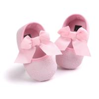 Zachte bodem antislip peuter schoenen prinses schoenen voor baby (roze)