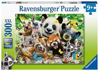 Ravensburger puzzel Wildlife selfie 300 XXL stukjes