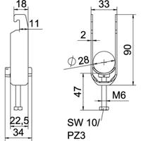 OBO Bettermann 1186723 Beugelklem 1 stuk(s)
