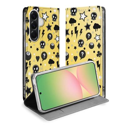 Book Cover Samsung Galaxy A57 Punk Yellow