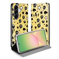 Book Cover Samsung Galaxy A57 Punk Yellow
