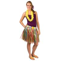 Boland Hawaii rokje multi kleuren (45 cm) Boland Hawaii rokje multi kleuren (45 cm)