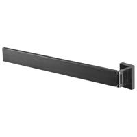 Haceka Edge Handdoekhouder - 39cm - enkel - draaibaar - grafiet gunmetal 1208809 Haceka Edge Handdoekhouder - 39cm - enkel - draaibaar - grafiet gunmetal 1208809