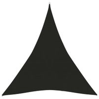 Zonnezeil 160 g/m 4x5x5 m HDPE zwart - thumbnail