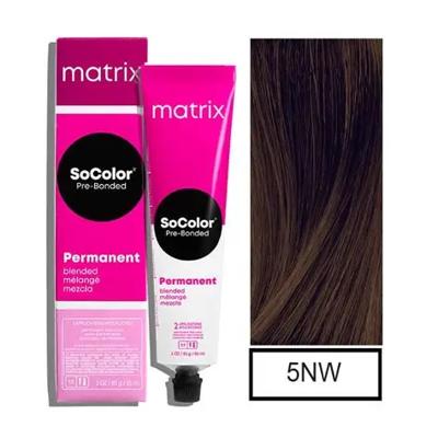 Matrix - SoColor 5Nw Licht Bruin Natuur Warm - 90ml