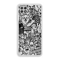 Vexx Black Mixtape: Samsung Galaxy A22 4G Transparant Hoesje Vexx Black Mixtape: Samsung Galaxy A22 4G Transparant Hoesje