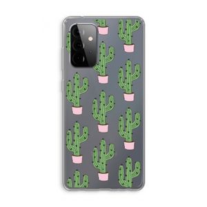 Cactus Lover: Samsung Galaxy A72 Transparant Hoesje