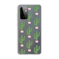 Cactus Lover: Samsung Galaxy A72 Transparant Hoesje