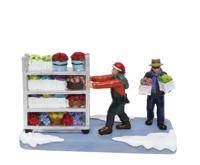 Florists with Flower Cart Polyresin 14cm Santaville - Santaville Florists with Flower Cart Polyresin 14cm Santaville - Santaville
