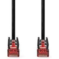 CAT6-kabel | RJ45 Male | RJ45 Male | U/UTP | 15.0 m | Rond | PVC | Zwart | Label - thumbnail