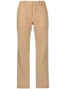 Nili Lotan pantalon Jenna crop - Marron