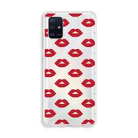 Lips: Galaxy A51 4G Transparant Hoesje