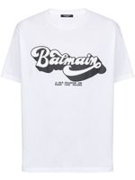 Balmain t-shirt à logo imprimé - Blanc