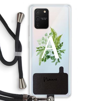 Green Brush: Samsung Galaxy S10 Lite Transparant Hoesje met koord