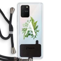 Green Brush: Samsung Galaxy S10 Lite Transparant Hoesje met koord
