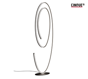 Cinque Vloerlamp Ciola H 175 cm zwart