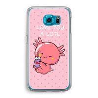 Love You A Lotl: Samsung Galaxy S6 Transparant Hoesje