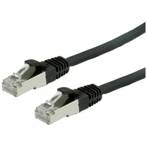 VALUE Patchkabel Cat.6 (Class E) S/FTP (PiMF), LS0H, zwart, 10 m