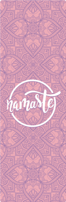 Namasté yoga tekst vinyl tapijt