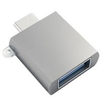 Satechi ST-TCUAM tussenstuk voor kabels USB C USB A Grijs - thumbnail
