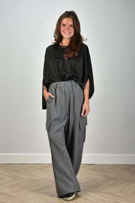 Sea Me Happy broek Romeo Baggy Flanel Cotton dark grey