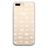 Eye pattern #3: iPhone 7 Plus Transparant Hoesje