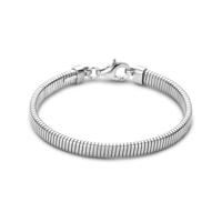 Gerhodineerd 925 Zilveren Armband met Tubogas Schakel - 5.6mm Breed | Stijlvolle en Moderne Elegantie