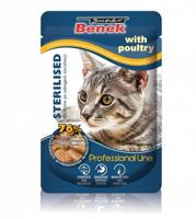 SUPER BENEK Sterilised with poultry - nat kattenvoer - 100g