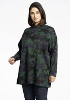 Yoek Pullover high neck CAMOUFLAGE | Groen | Maat 58/60