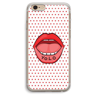Yolo Denise: iPhone 6 Plus / 6S Plus Transparant Hoesje