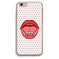 Yolo Denise: iPhone 6 Plus / 6S Plus Transparant Hoesje Yolo Denise: iPhone 6 Plus / 6S Plus Transparant Hoesje