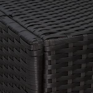 TecTake 401152 strandstoel Zwart Metaal, Polyester