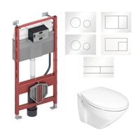TECE Profil Toiletset set78 Randloos BWS Sanindusa Cetus met TECE Drukplaat