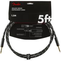 Fender Deluxe Cables instrumentkabel 1.5 m zwart tweed - thumbnail