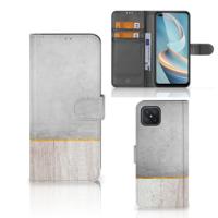 OPPO Reno4 Z | Book Style Case | Wood Concrete