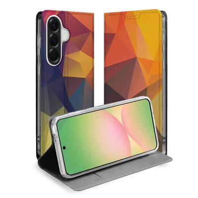 Book Wallet Case Samsung Galaxy A57 Polygon Color