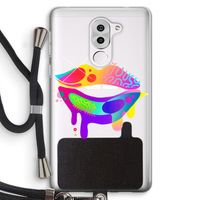 Lip Palette: Honor 6X Transparant Hoesje met koord Lip Palette: Honor 6X Transparant Hoesje met koord
