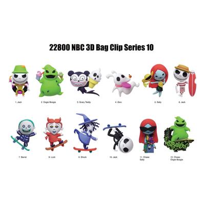 The Nightmare Before Christmas PVC Bag Clips Series 10 Display (24)
